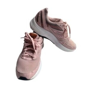 Saucony Cohesion Running Shoes Women's 9 Pink Low Top Sneakers Athletic Preowned